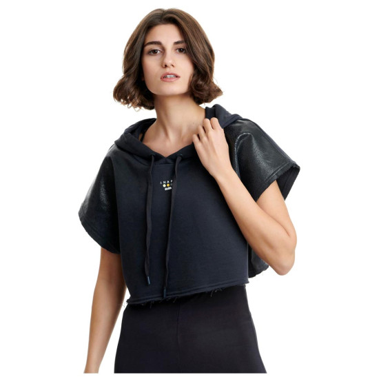 Bodytalk Γυναικείο κοντομάνικο φούτερ Crop